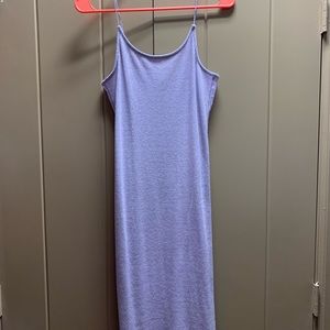 Fitted sparkly purple top shop midi dress size M